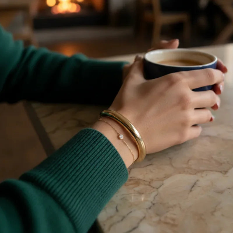 Golden Glow Imitation Jewellery Bracelet