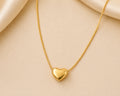 Golden Heart Minimal Anti Tarnish Necklace
