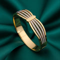 Gold Multi Line Anti Tarnish Bracelet