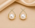 Pearl Luxe Anti Tarnish Stud Earrings